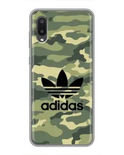 Чохол для Samsung Galaxy M02 (M022) з картинкою «Мілітарі стиль Adidas»