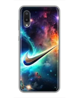 Чохол для Samsung Galaxy M02 (M022) з картинкою «Космічний Nike Swoosh»