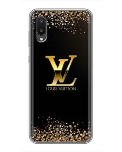 Чохол для Samsung Galaxy M02 (M022) з картинкою «LV — золоті іскри»