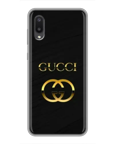 Чохол для Samsung Galaxy M02 (M022) з картинкою «Золотий логотип Gucci» Чохол для Samsung Galaxy M02 (M022) з картинкою «Золотий логотип Gucci»