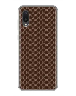 Чохол для Samsung Galaxy M02 (M022) з картинкою «Gucci — шоколадна сітка»