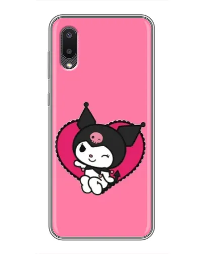Чехол для Samsung Galaxy M02 (M022) с картинкой «Kuromi — любовь в сердце» Чехол для Samsung Galaxy M02 (M022) с картинкой «Kuromi — любовь в сердце»