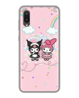 Чехол для Samsung Galaxy M02 (M022) с картинкой «My Melody и Kuromi»