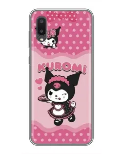 Чехол для Samsung Galaxy M02 (M022) с картинкой «Kuromi в очках»