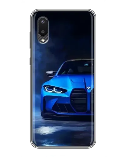 Чехол для Samsung Galaxy M02 (M022) с картинкой «Голубая BMW M4» Чехол для Samsung Galaxy M02 (M022) с картинкой «Голубая BMW M4»