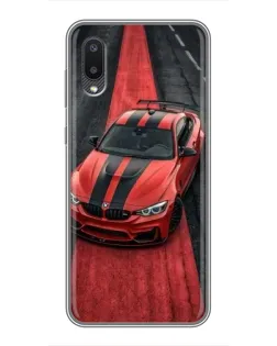 Чехол для Samsung Galaxy M02 (M022) с картинкой «BMW на красной дорожке»