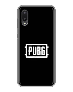 Чехол для Samsung Galaxy M02 (M022) с картинкой «Лого BMW — металлический блеск»