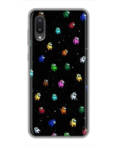 Чехол для Samsung Galaxy M02 (M022) с картинкой «Экипаж Among Us» Чехол для Samsung Galaxy M02 (M022) с картинкой «Экипаж Among Us»