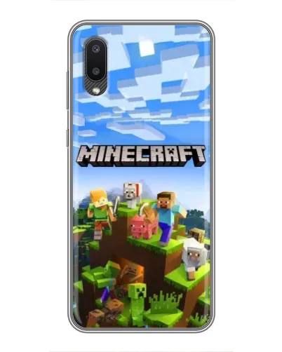 Чехол для Samsung Galaxy M02 (M022) с картинкой «Minecraft классический мир» Чехол для Samsung Galaxy M02 (M022) с картинкой «Minecraft классический мир»