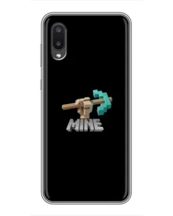 Чехол для Samsung Galaxy M02 (M022) с картинкой «Алмазная кирка»