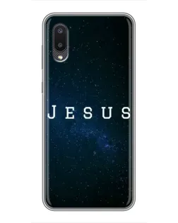Чехол для Samsung Galaxy M02 (M022) с картинкой «Звездное небо Jesus»