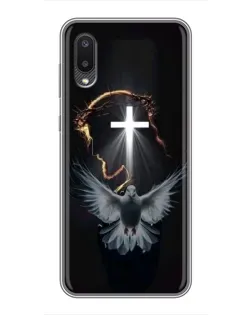 Чехол для Samsung Galaxy M02 (M022) с картинкой «Голубь и Свет»