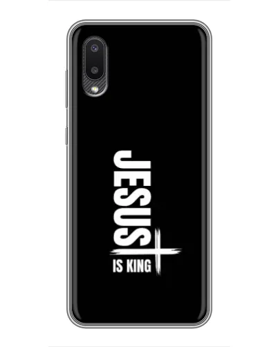 Чехол для Samsung Galaxy M02 (M022) с картинкой «Вертикаль веры Jesus»
