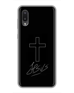Чохол для Samsung Galaxy M02 (M022) з картинкою «Графічний хрест Jesus» Чохол для Samsung Galaxy M02 (M022) з картинкою «Графічний хрест Jesus»
