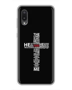 Чохол для Samsung Galaxy M02 (M022) з картинкою «Текстовий хрест» Чохол для Samsung Galaxy M02 (M022) з картинкою «Текстовий хрест»