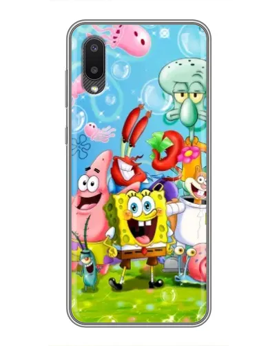 Чохол для Samsung Galaxy M02 (M022) з картинкою «Губка Боб та друзі» Чохол для Samsung Galaxy M02 (M022) з картинкою «Губка Боб та друзі»
