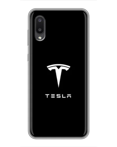 Чехол для Samsung Galaxy M02 (M022) с картинкой «Tesla White Logo» Чехол для Samsung Galaxy M02 (M022) с картинкой «Tesla White Logo»