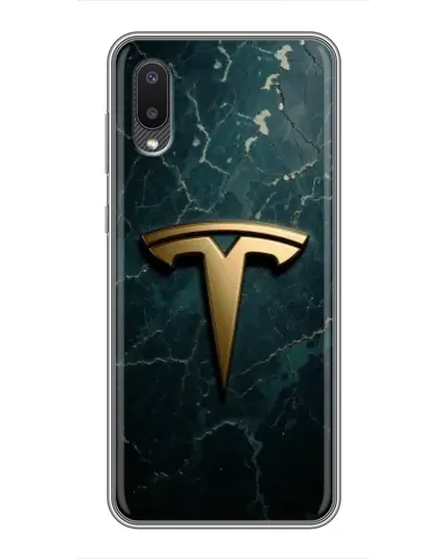 Чехол для Samsung Galaxy M02 (M022) с картинкой «Мраморная Tesla Gold» Чехол для Samsung Galaxy M02 (M022) с картинкой «Мраморная Tesla Gold»