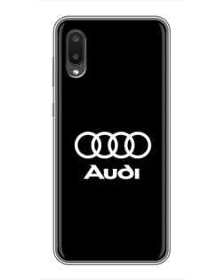 Чехол для Samsung Galaxy M02 (M022) с картинкой «Классическое лого Audi»