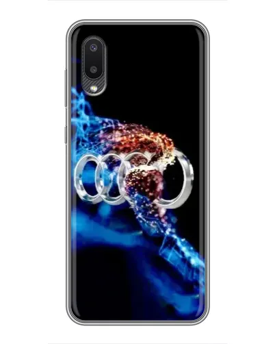 Чехол для Samsung Galaxy M02 (M022) с картинкой «Энергия лого Audi»