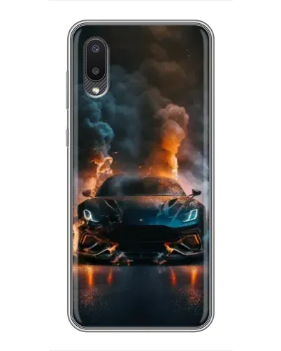 Чохол для Samsung Galaxy M02 (M022) з картинкою «Lamborghini димна естетика»