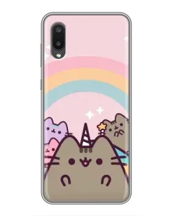 Чехол для Samsung Galaxy M02 (M022) с картинкой «Единорог Pusheen»
