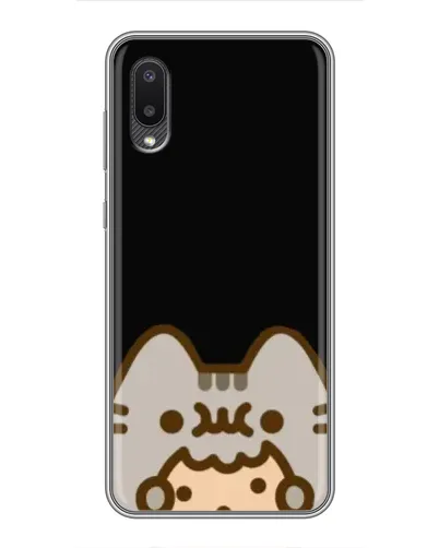 Чехол для Samsung Galaxy M02 (M022) с картинкой «Пушин на черном» Чехол для Samsung Galaxy M02 (M022) с картинкой «Пушин на черном»
