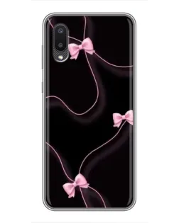 Чохол для Samsung Galaxy M02 (M022) з картинкою «Рожеві стрічки»