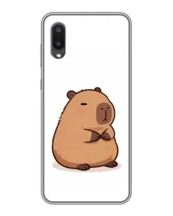 Чехол для Samsung Galaxy M02 (M022) с картинкой «Толстенькая капибара»