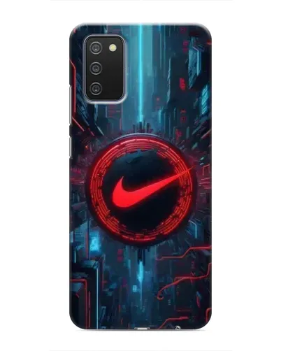 Чехол для Samsung Galaxy M02s с картинкой «Техногенный стиль Nike» Чехол для Samsung Galaxy M02s с картинкой «Техногенный стиль Nike»