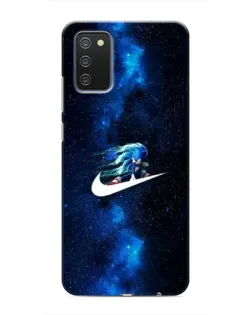 Чехол для Samsung Galaxy M02s с картинкой «Звездный путь Nike»