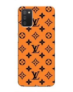 Чехол для Samsung Galaxy M02s с картинкой «Оранжевый стиль LV»