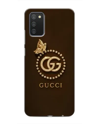 Чехол для Samsung Galaxy M02s с картинкой «Gucci — золотая бабочка»
