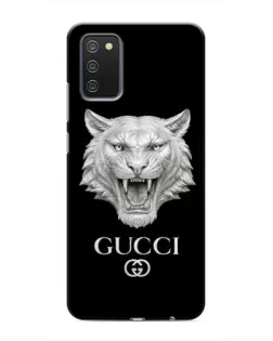 Чохол для Samsung Galaxy M02s з картинкою «Gucci — срібний лев»