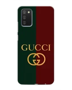 Чохол для Samsung Galaxy M02s з картинкою «Gucci — темно-зелений градієнт»