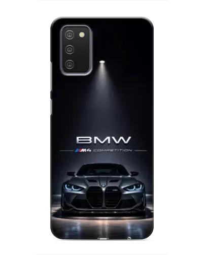 Чохол для Samsung Galaxy M02s з картинкою «BMW крізь нічне місто» Чохол для Samsung Galaxy M02s з картинкою «BMW крізь нічне місто»
