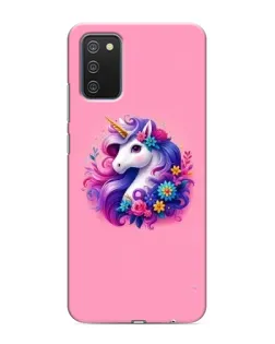Чехол для Samsung Galaxy M02s с картинкой «Сказочный единорог»