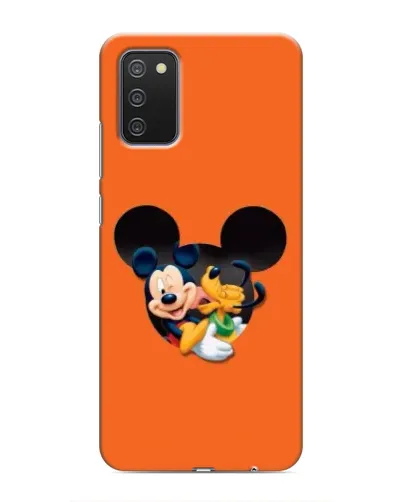 Чехол для Samsung Galaxy M02s с картинкой «Сердце Микки Минни» Чехол для Samsung Galaxy M02s с картинкой «Сердце Микки Минни»