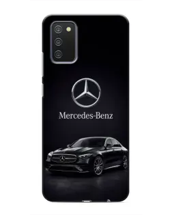 Чехол для Samsung Galaxy M02s с картинкой «Mercedes — решетка радиатора»