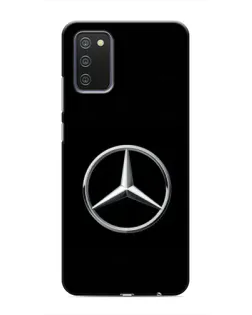 Чехол для Samsung Galaxy M02s с картинкой «Mercedes классический лого»
