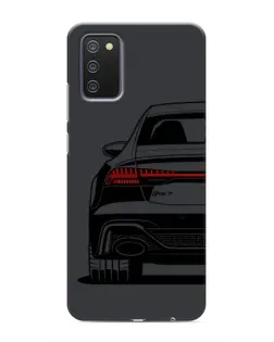 Чехол для Samsung Galaxy M02s с картинкой «Задняя часть Audi — арт»