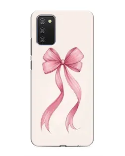 Чехол для Samsung Galaxy M02s с картинкой «Розовый бант»