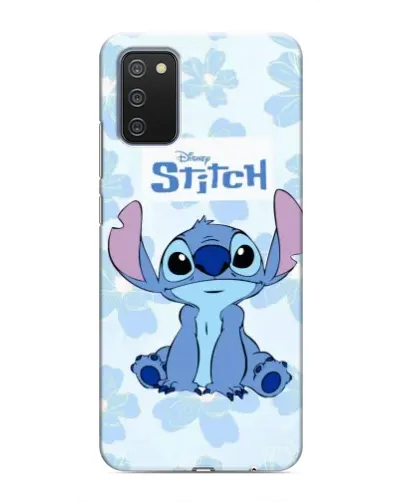 Чохол для Samsung Galaxy M02s з картинкою «Stitch серед квітів»