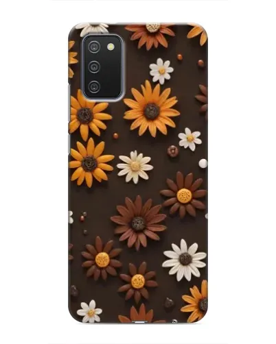 Чехол для Samsung Galaxy M02s с картинкой «Узор из маленьких подсолнухов» Чехол для Samsung Galaxy M02s с картинкой «Узор из маленьких подсолнухов»