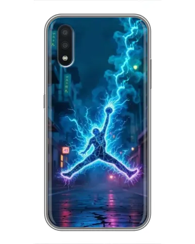 Чехол для Samsung Galaxy M10 (M105) с картинкой «Jordan Gold Jumpman»