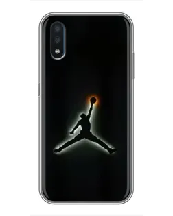 Чехол для Samsung Galaxy M10 (M105) с картинкой «Jordan Gradient Logo»