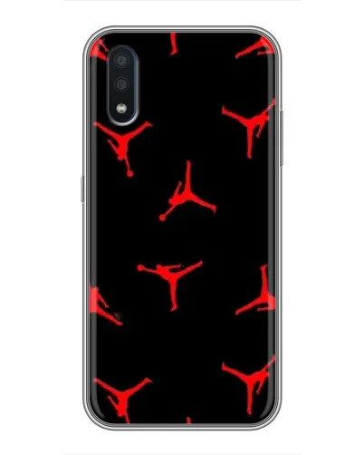 Чехол для Samsung Galaxy M10 (M105) с картинкой «Jordan Red Pattern»