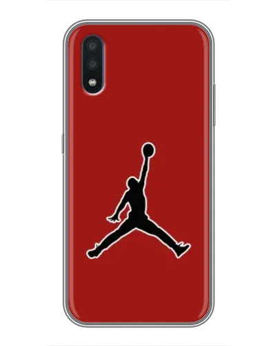 Чехол для Samsung Galaxy M10 (M105) с картинкой «Jordan Red Back»