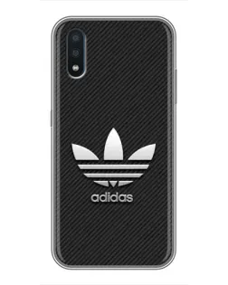 Чохол для Samsung Galaxy M10 (M105) з картинкою «Adidas Карбонова текстура»