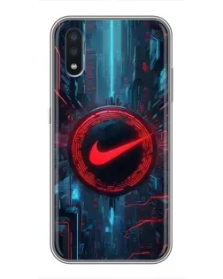 Чохол для Samsung Galaxy M10 (M105) з картинкою «Техногенний стиль Nike»